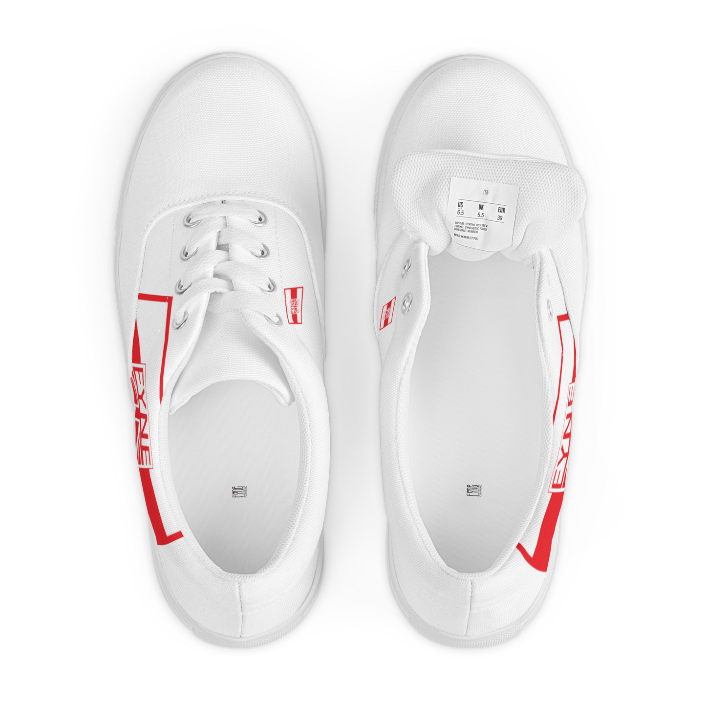 Fyne Officials Men’s lace-up canvas shoes 02