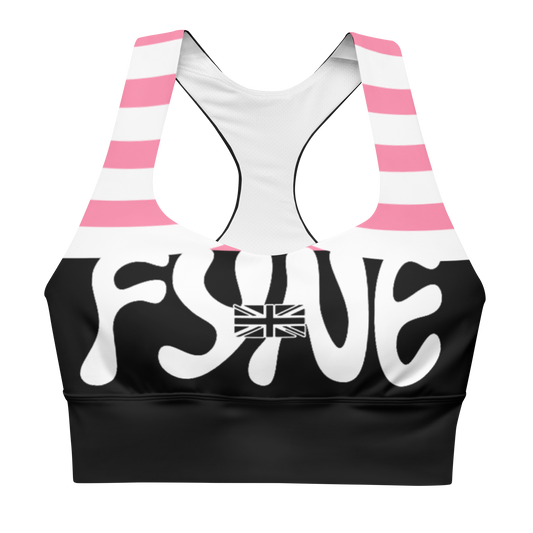 Fyne Milk S17+ Longline sports bra