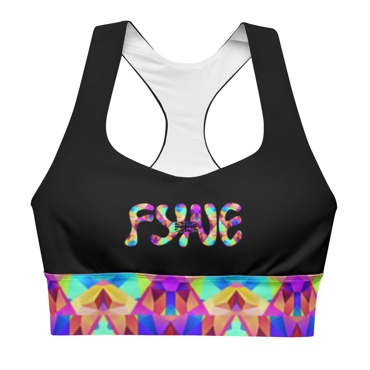 Fyne Milk S21+ Longline sports bra