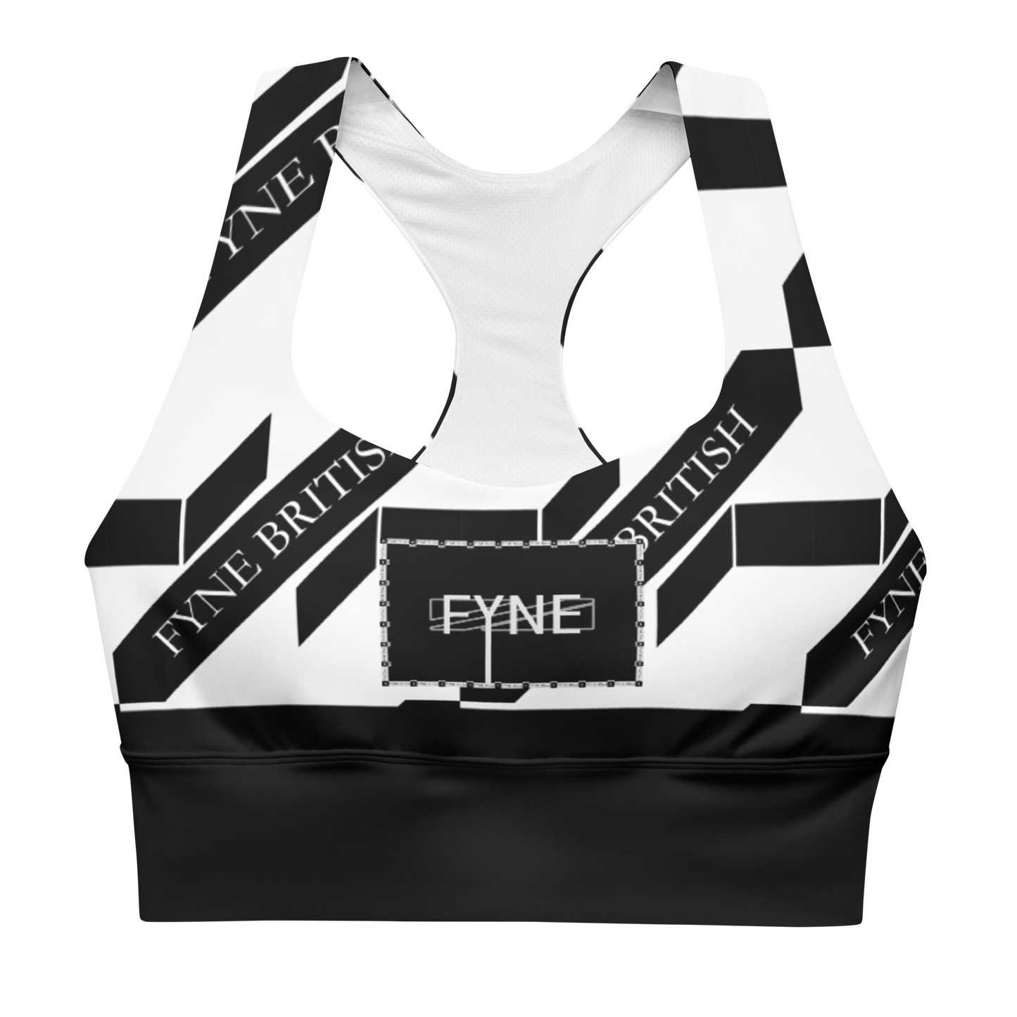 Fyne Cut J08 Longline sports bra