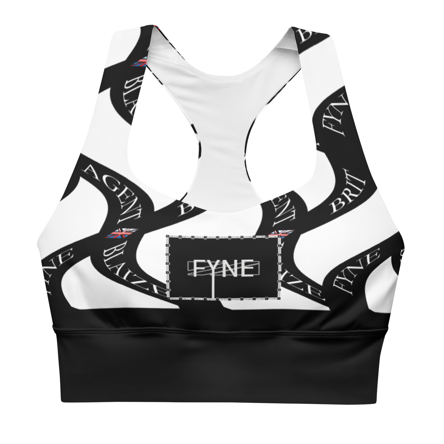 Fyne Cut J25 Longline sports bra