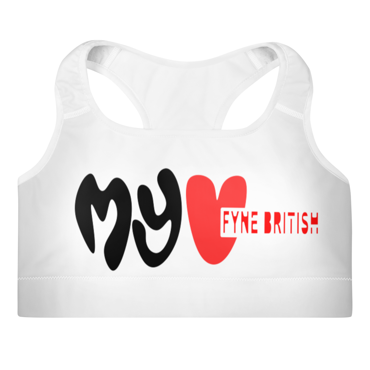 Fyne Heart Padded Sports Bra 01