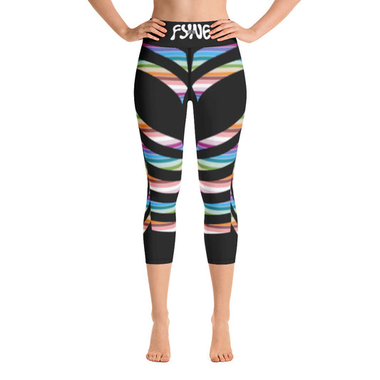 Fyne Milk S82 Capri Yoga Leggings