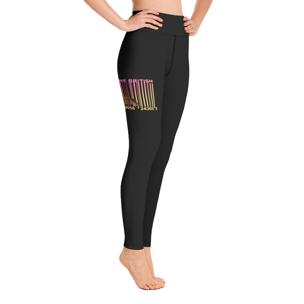 Fyne Zebra Code Yoga Leggings