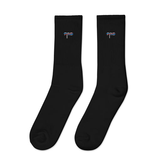 Fyne Cut Embroidered socks