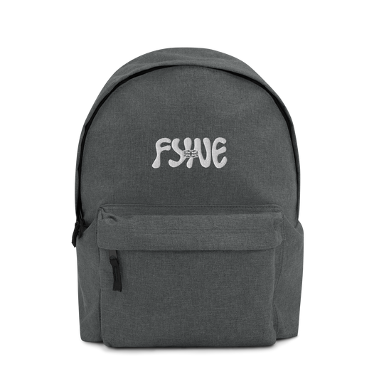 Fyne Milk Embroidered Backpack