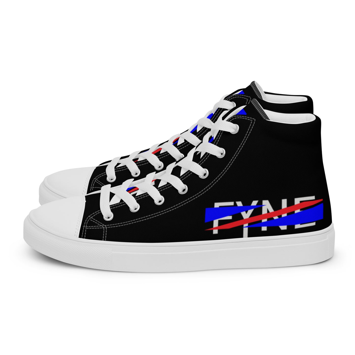 Fyne Cut Men’s high top canvas shoes 01