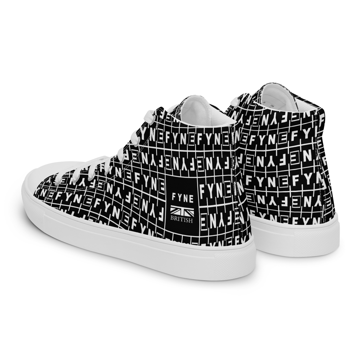 Fyne Barb Men’s high top canvas shoes