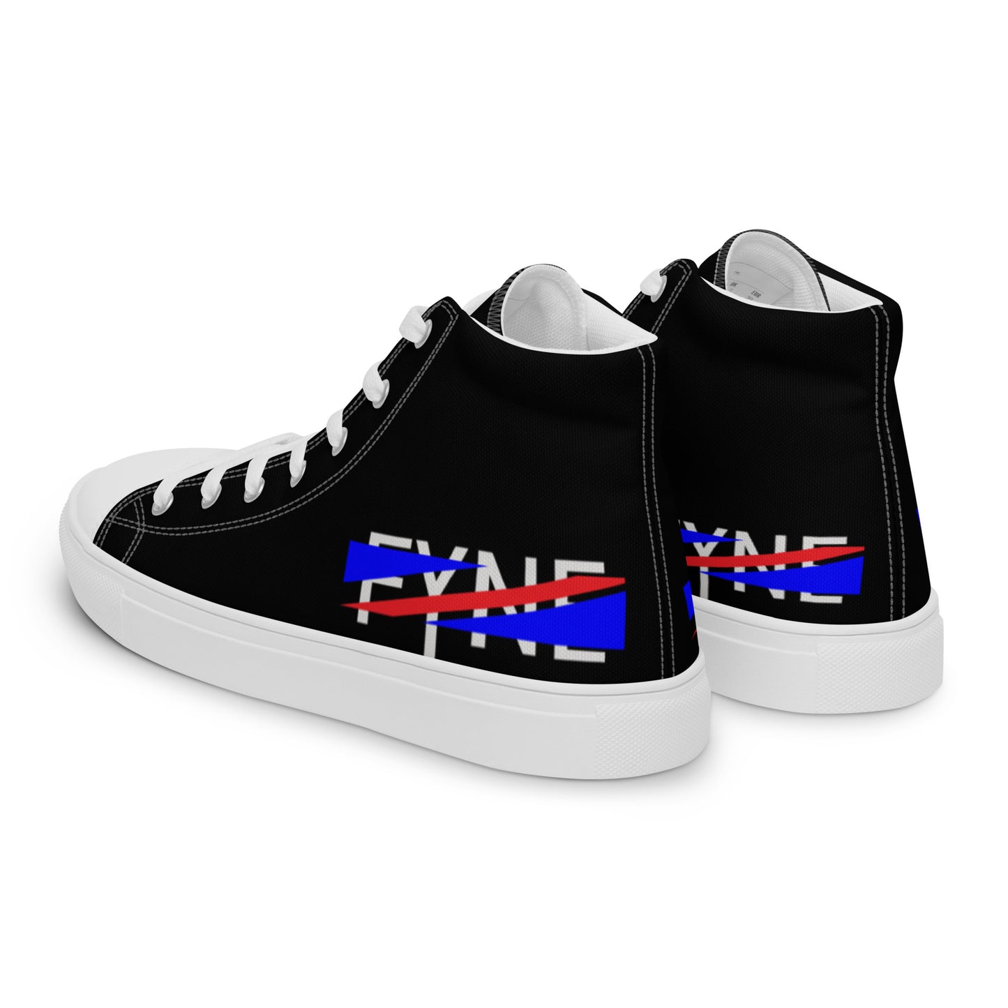 Fyne Cut Men’s high top canvas shoes 01