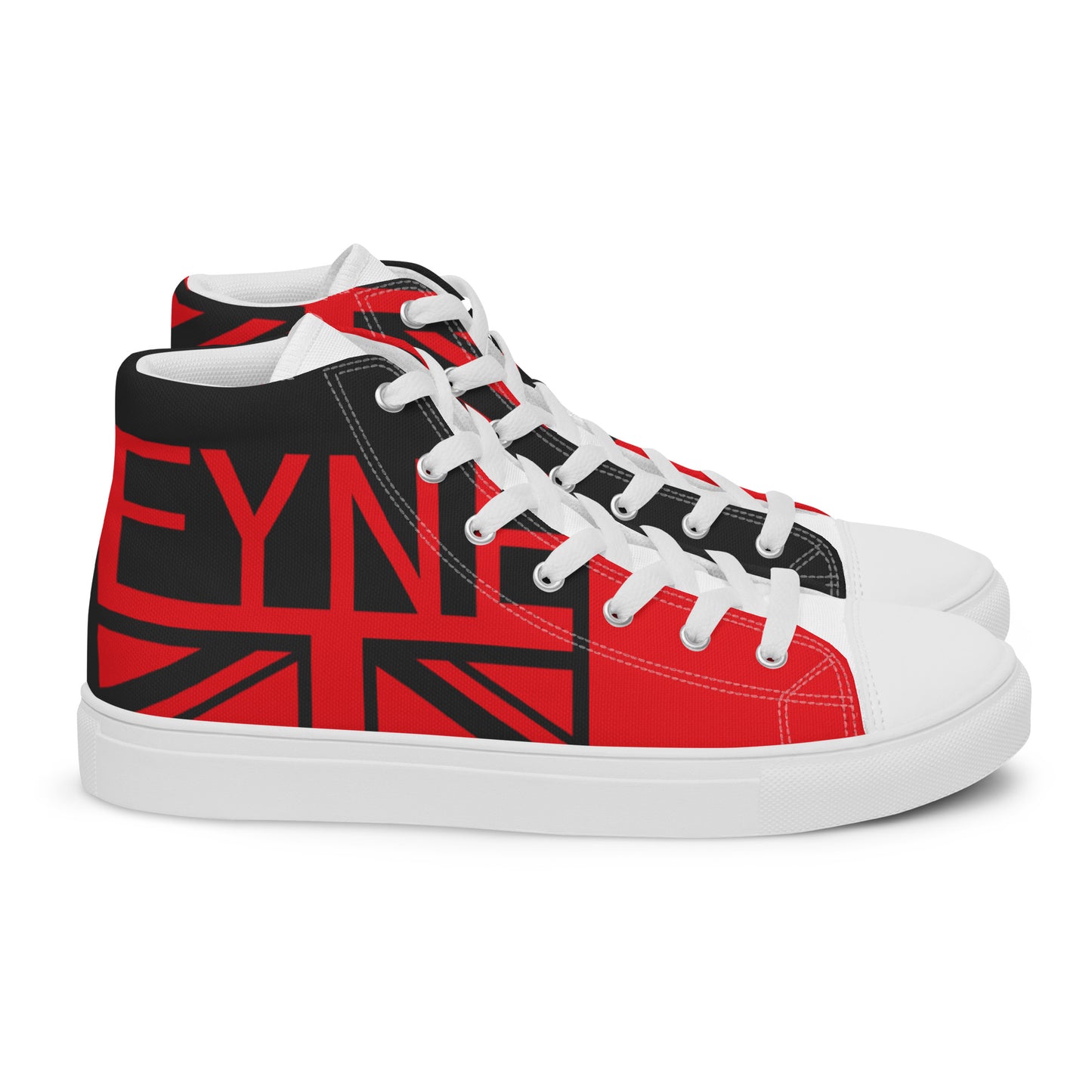 Fyne Officials Men’s high top canvas shoes 03