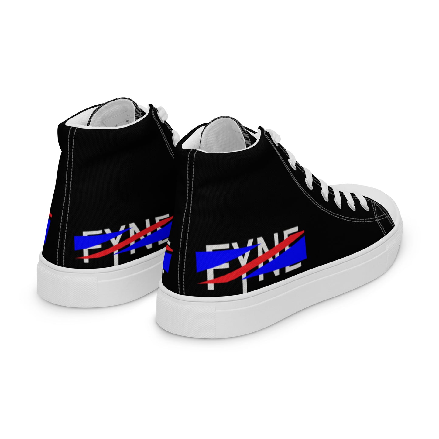 Fyne Cut Men’s high top canvas shoes 01