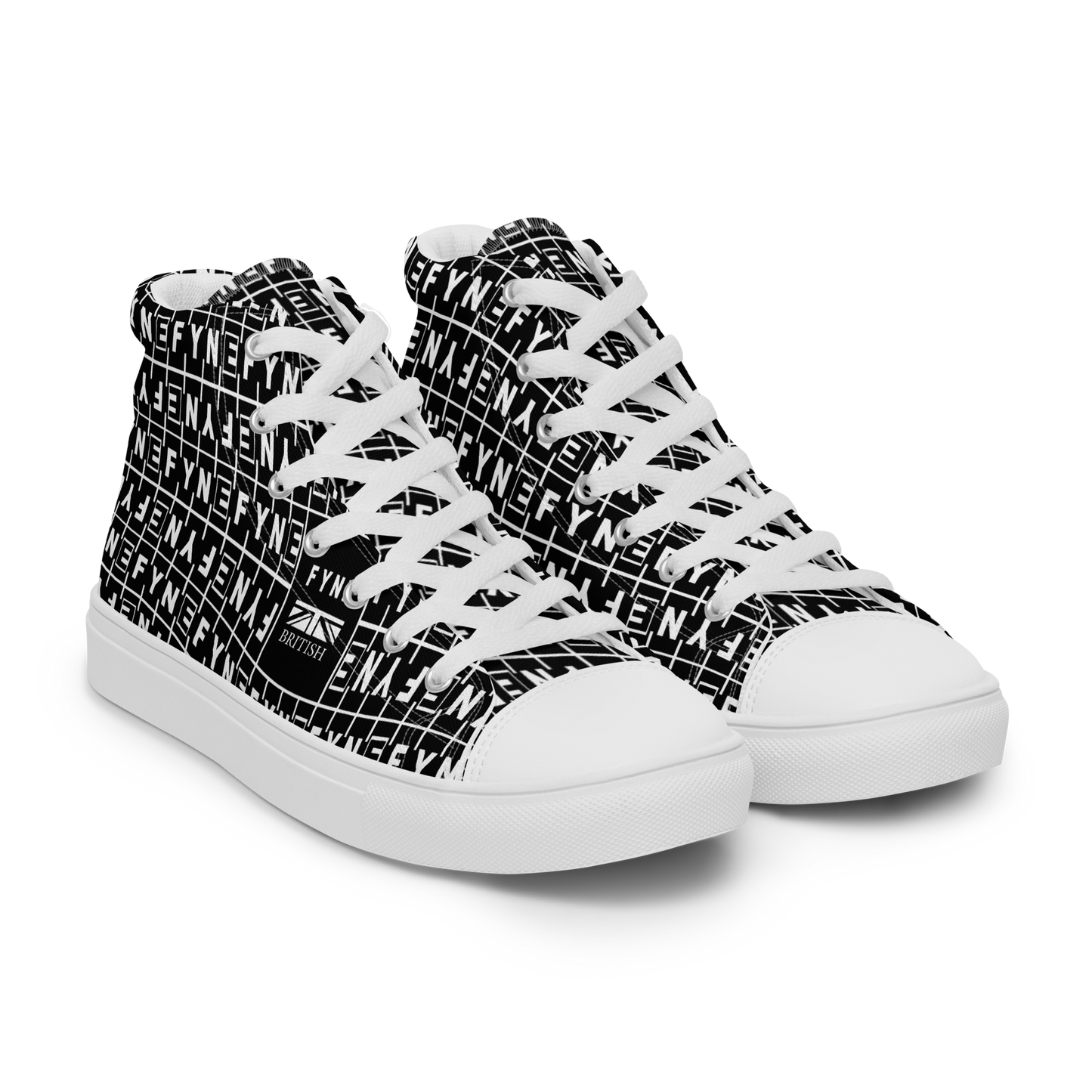 Fyne Barb Men’s high top canvas shoes