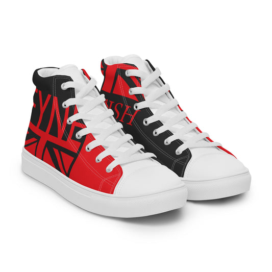 Fyne Officials Men’s high top canvas shoes 03