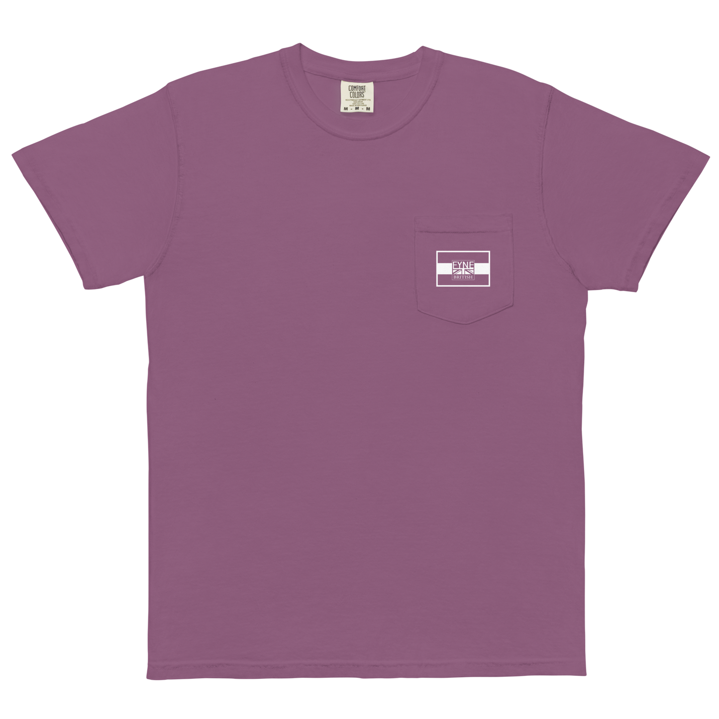 Fyne Officials Unisex garment-dyed pocket t-shirt