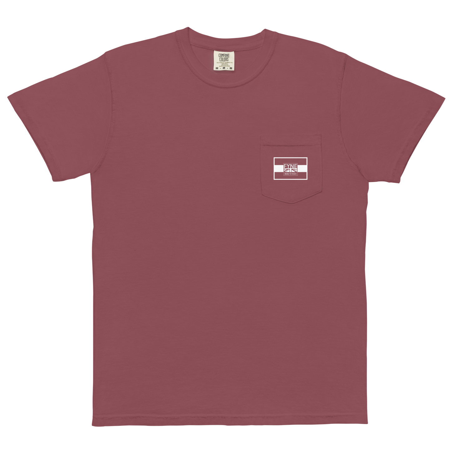 Fyne Officials Unisex garment-dyed pocket t-shirt