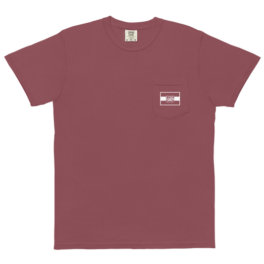 Fyne Officials Unisex garment-dyed pocket t-shirt