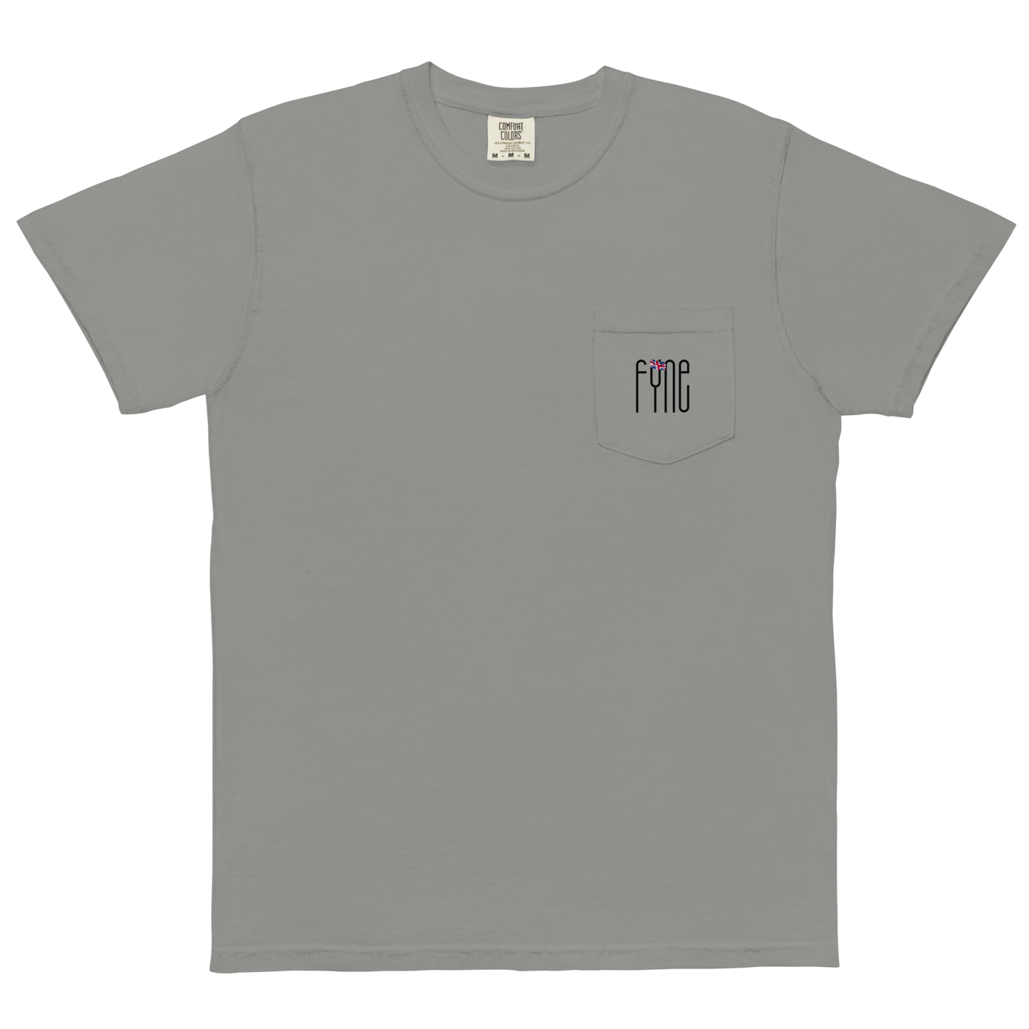 Fyne Lunden Unisex garment-dyed pocket t-shirt