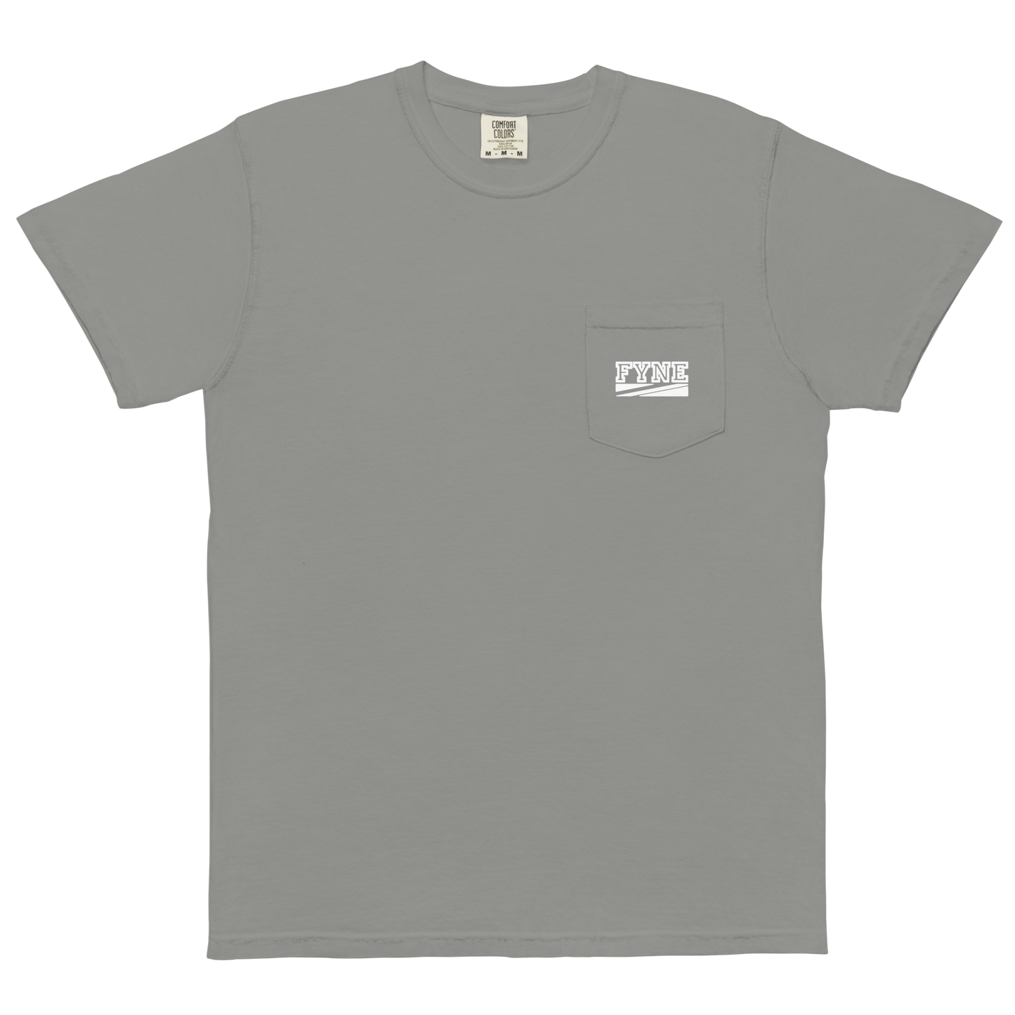 Fyne Originals Unisex garment-dyed pocket t-shirt