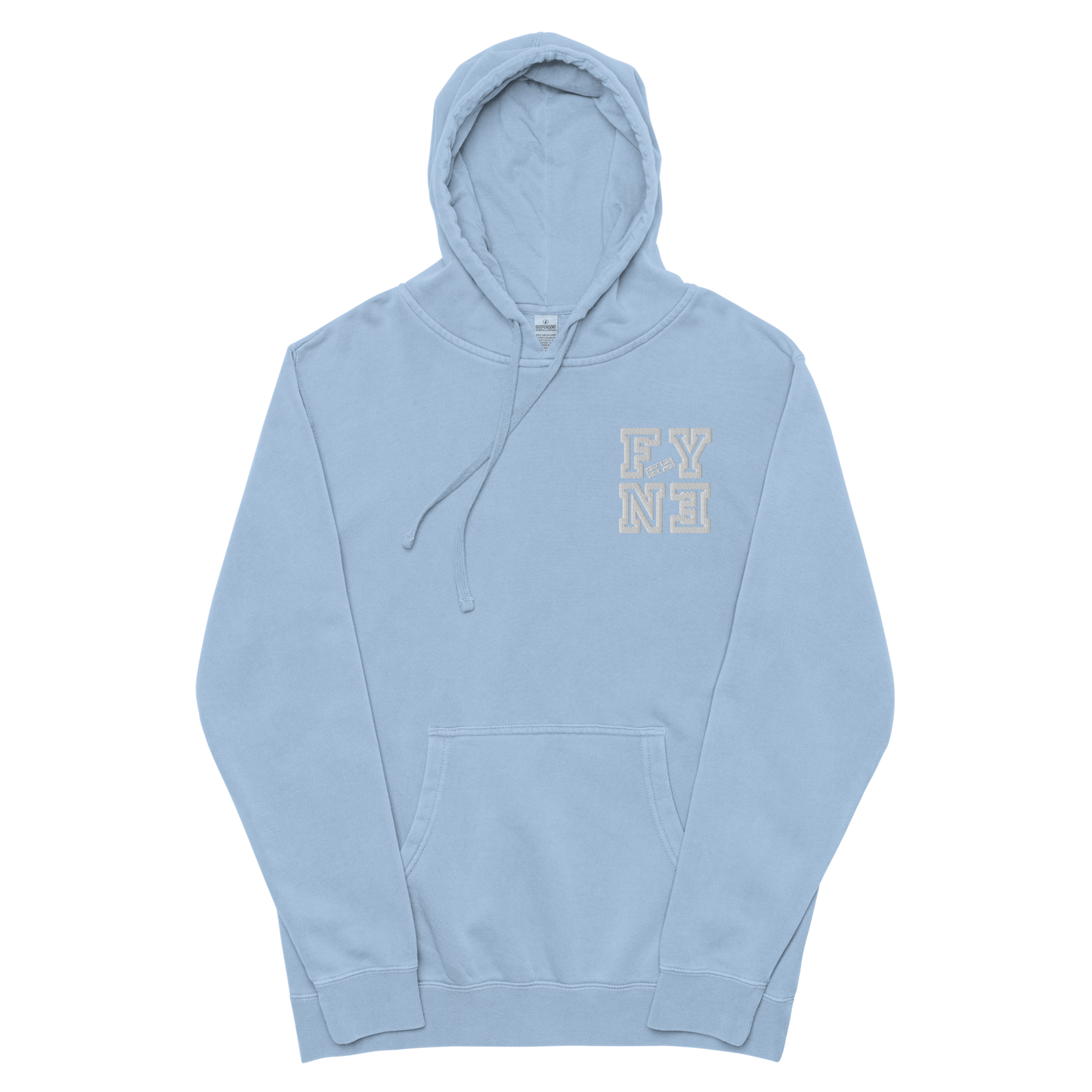 Fyne Originals Unisex pigment-dyed hoodie 01