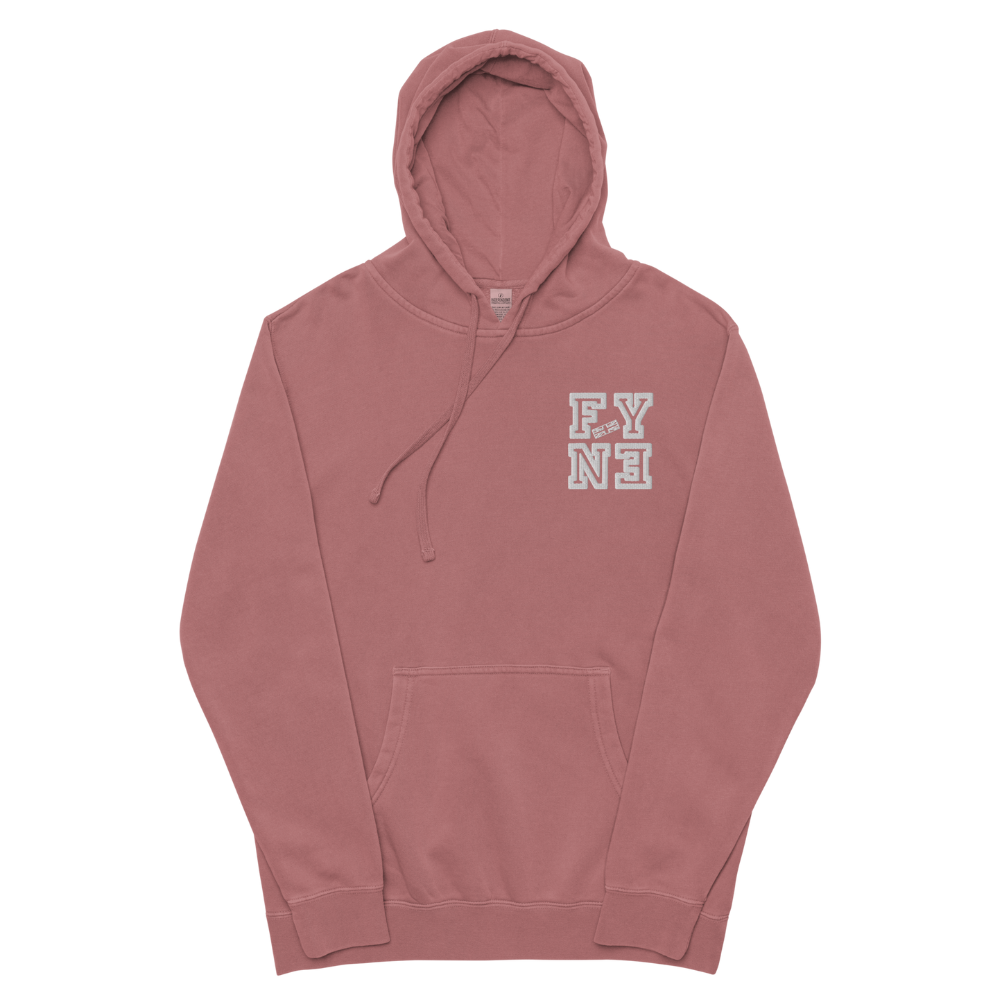 Fyne Originals Unisex pigment-dyed hoodie 01