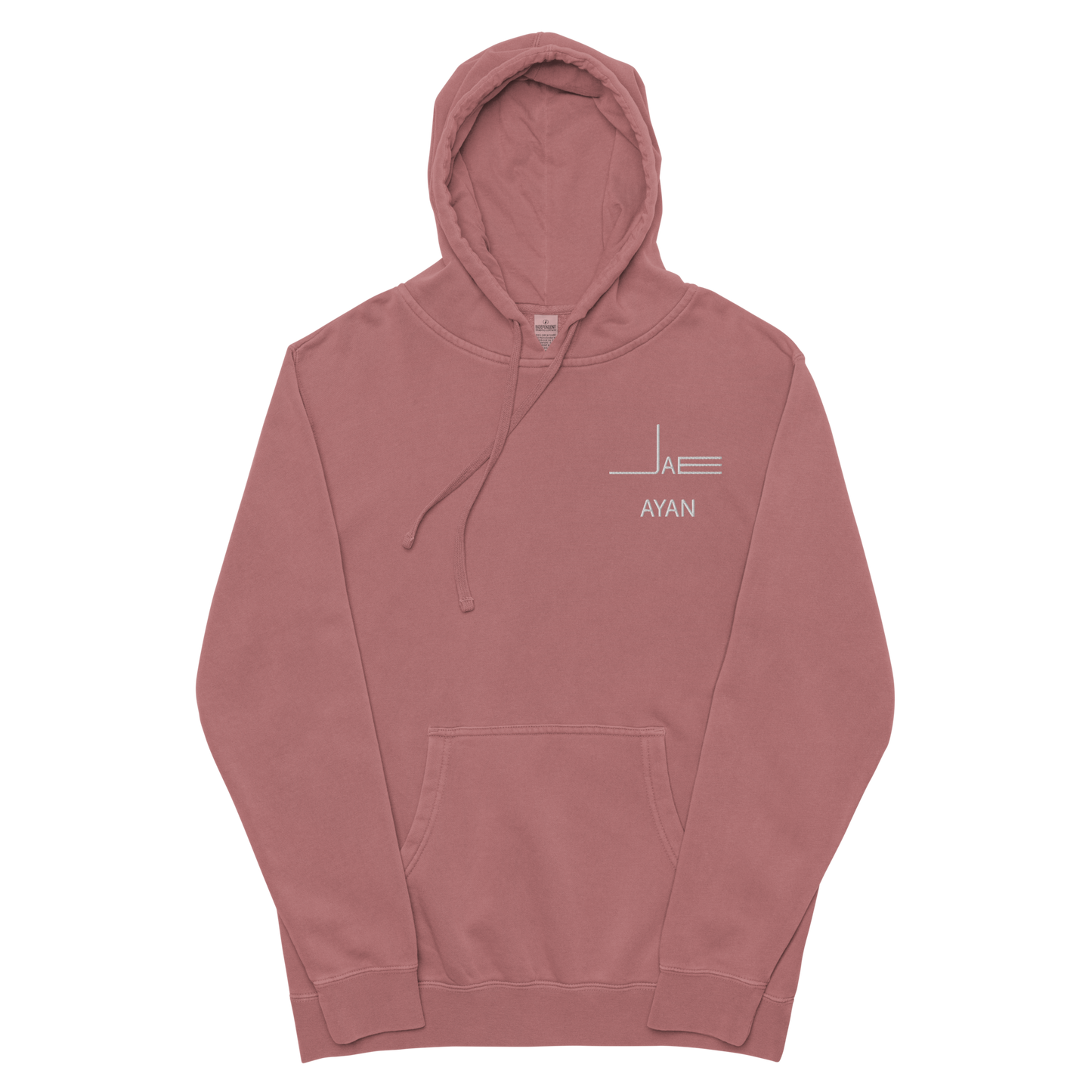 Jae Ayan Unisex pigment-dyed hoodie