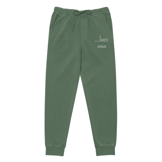 Jae Ayan Unisex pigment-dyed sweatpants