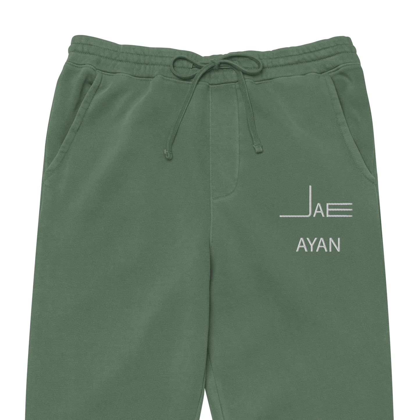 Jae Ayan Unisex pigment-dyed sweatpants