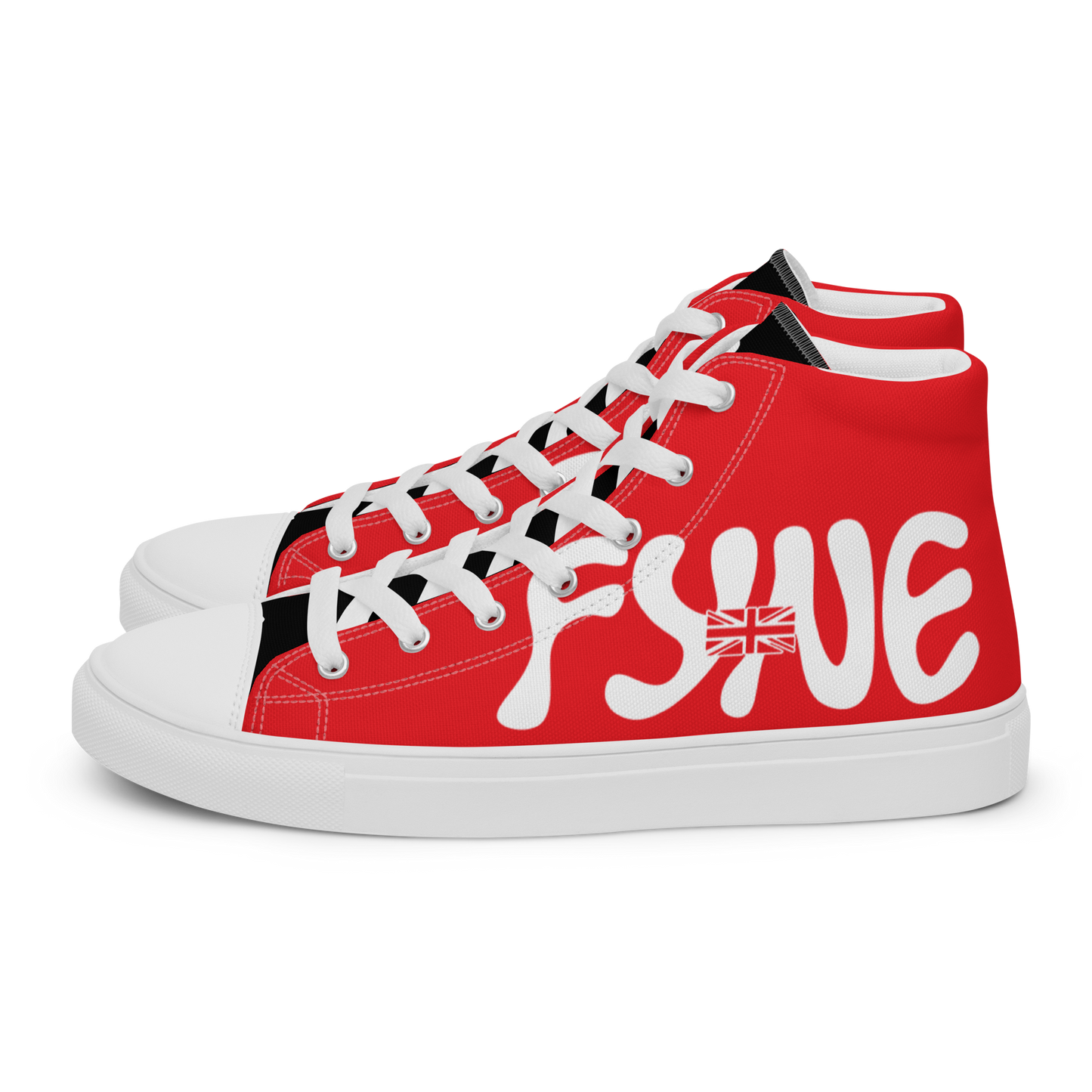 Fyne Milk Women’s high top canvas shoes 04