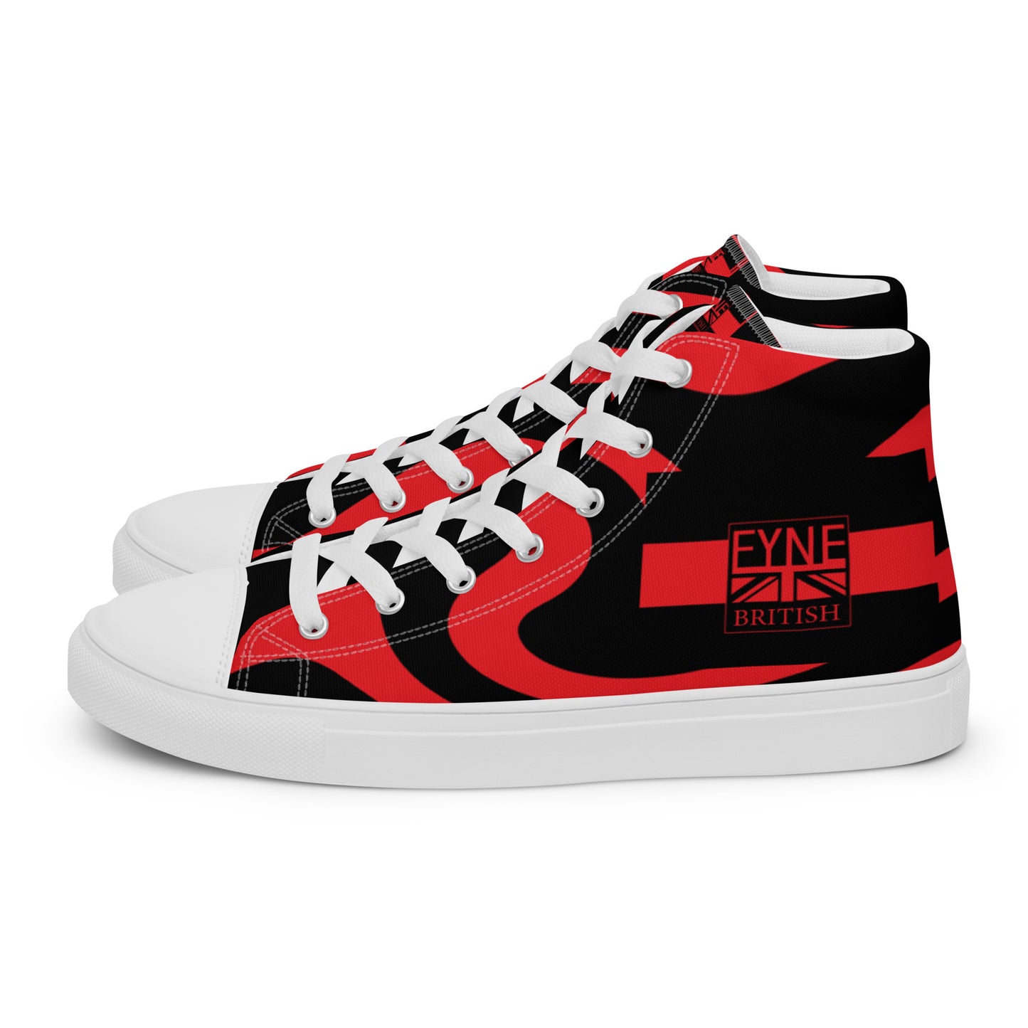 Fyne Officials Women’s high top canvas shoes 01