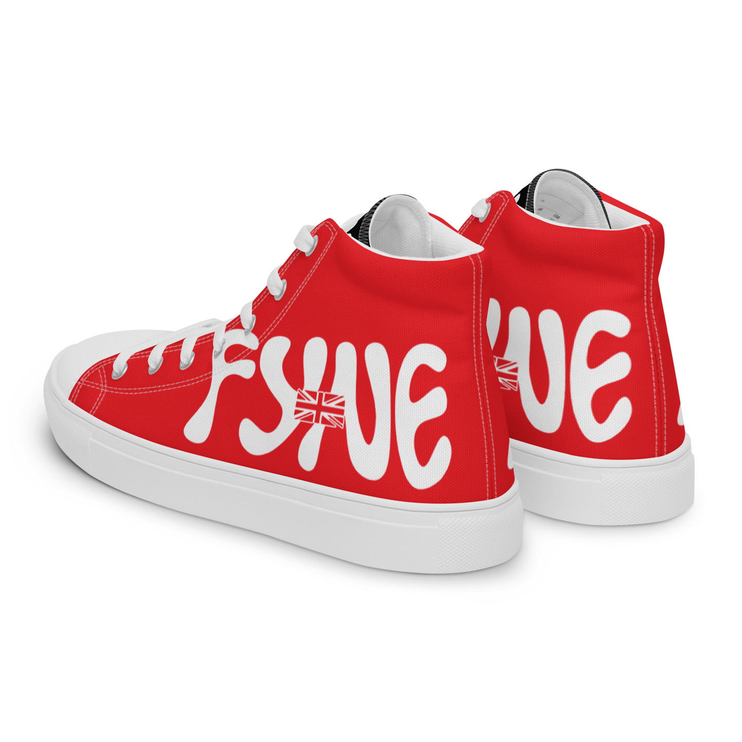 Fyne Milk Women’s high top canvas shoes 04