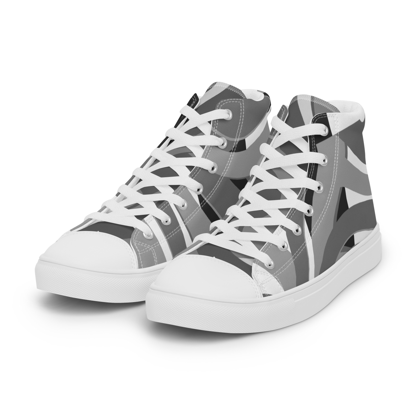 Fyne Milk Women’s high top canvas shoes 03