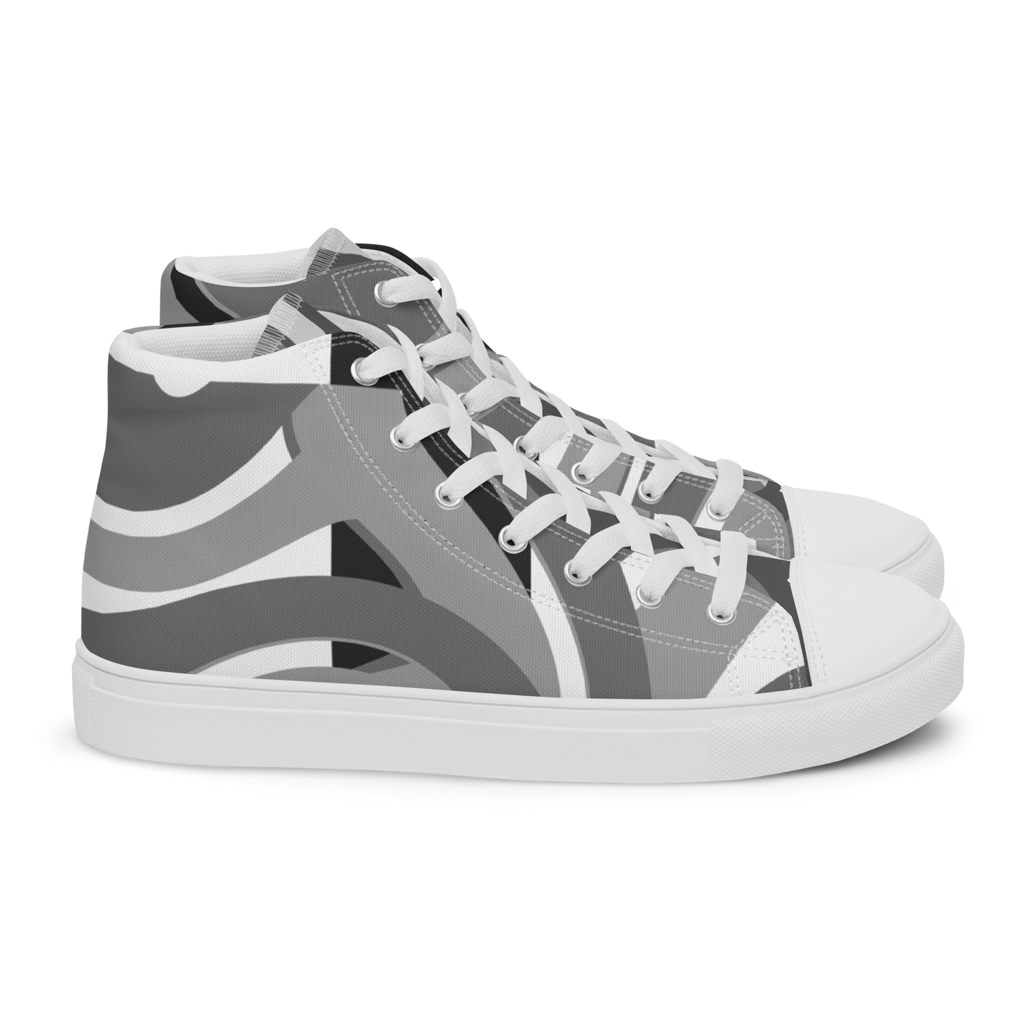 Fyne Milk Women’s high top canvas shoes 03