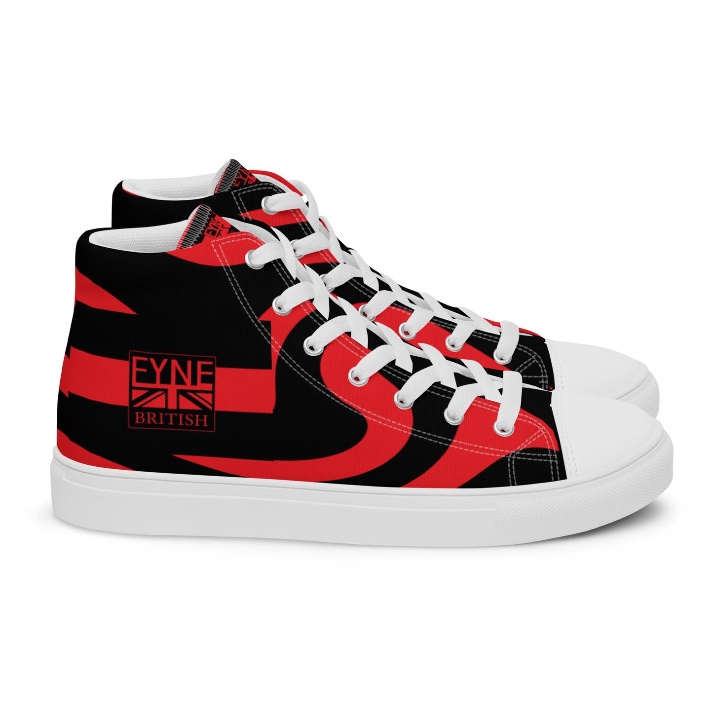 Fyne Officials Women’s high top canvas shoes 01