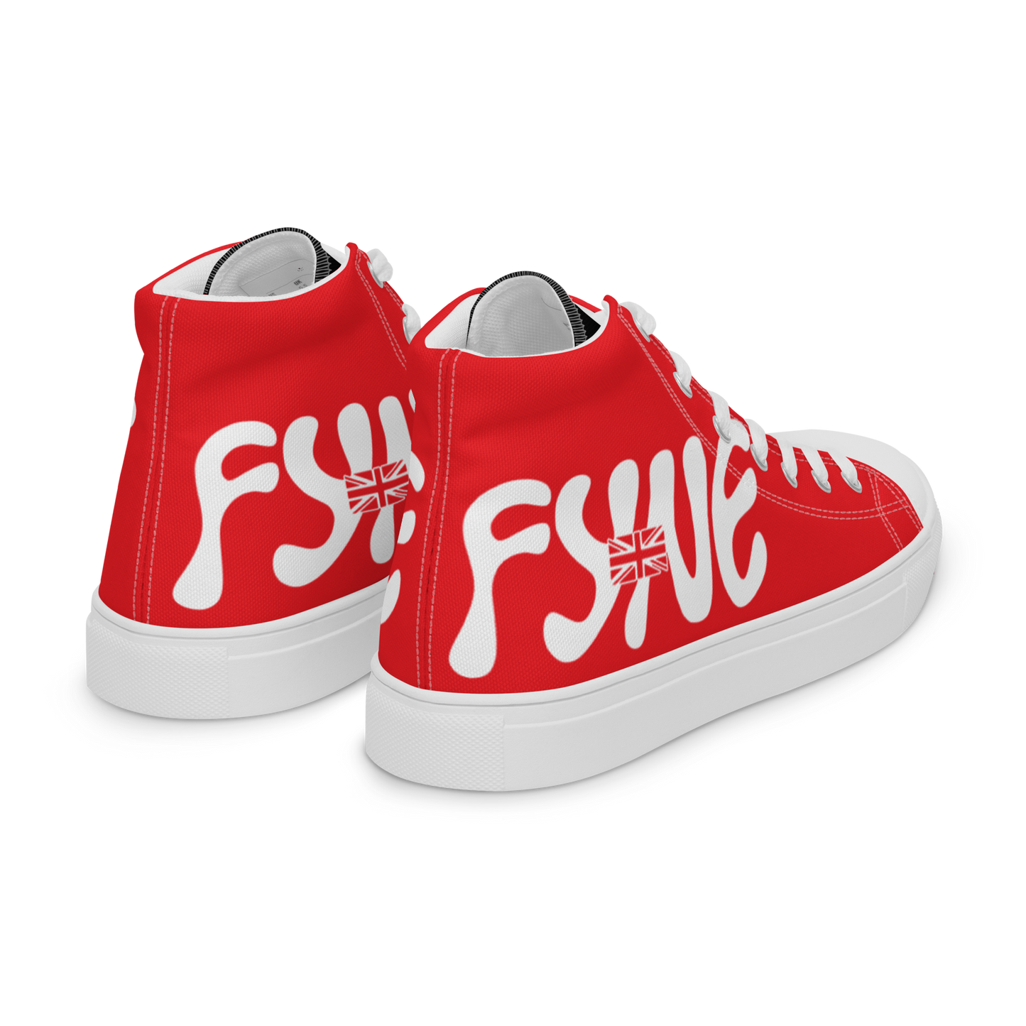 Fyne Milk Women’s high top canvas shoes 04