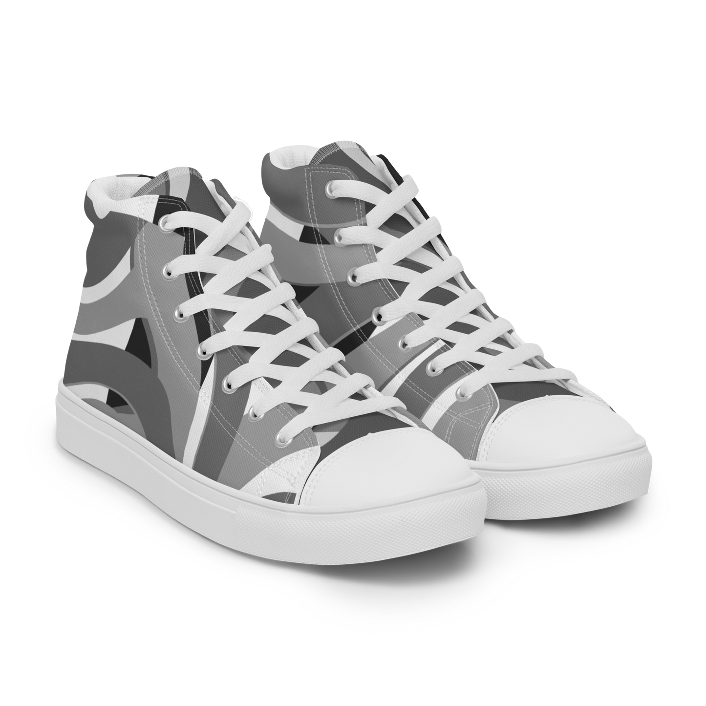 Fyne Milk Women’s high top canvas shoes 03