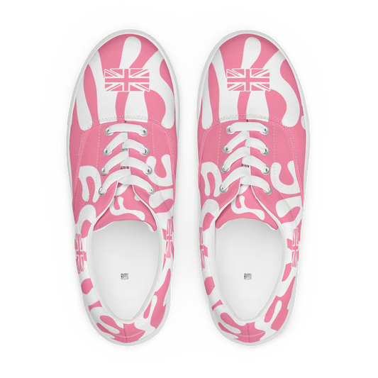 Women’s lace-up canvas shoes