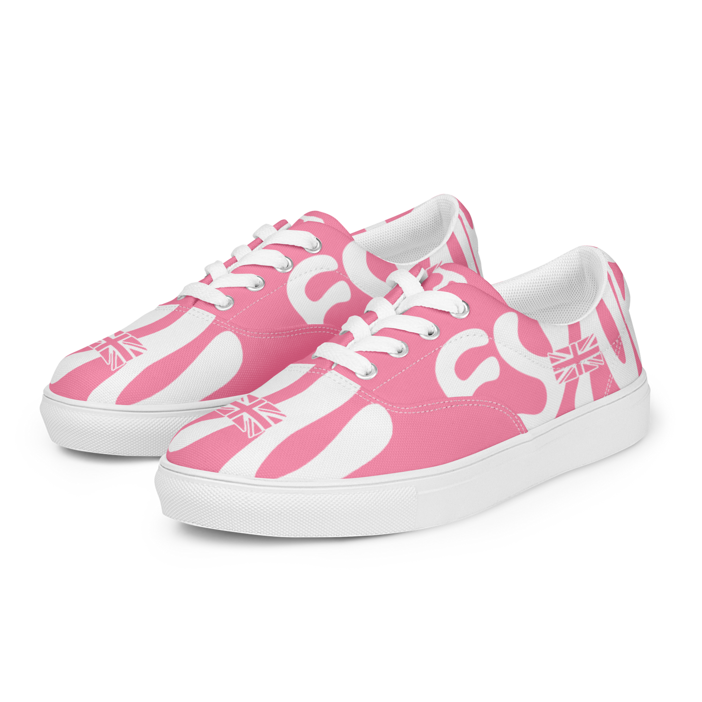 Women’s lace-up canvas shoes